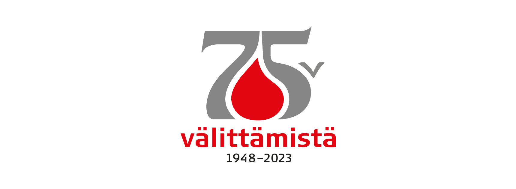 Veripalvelun 75-vuotislogo