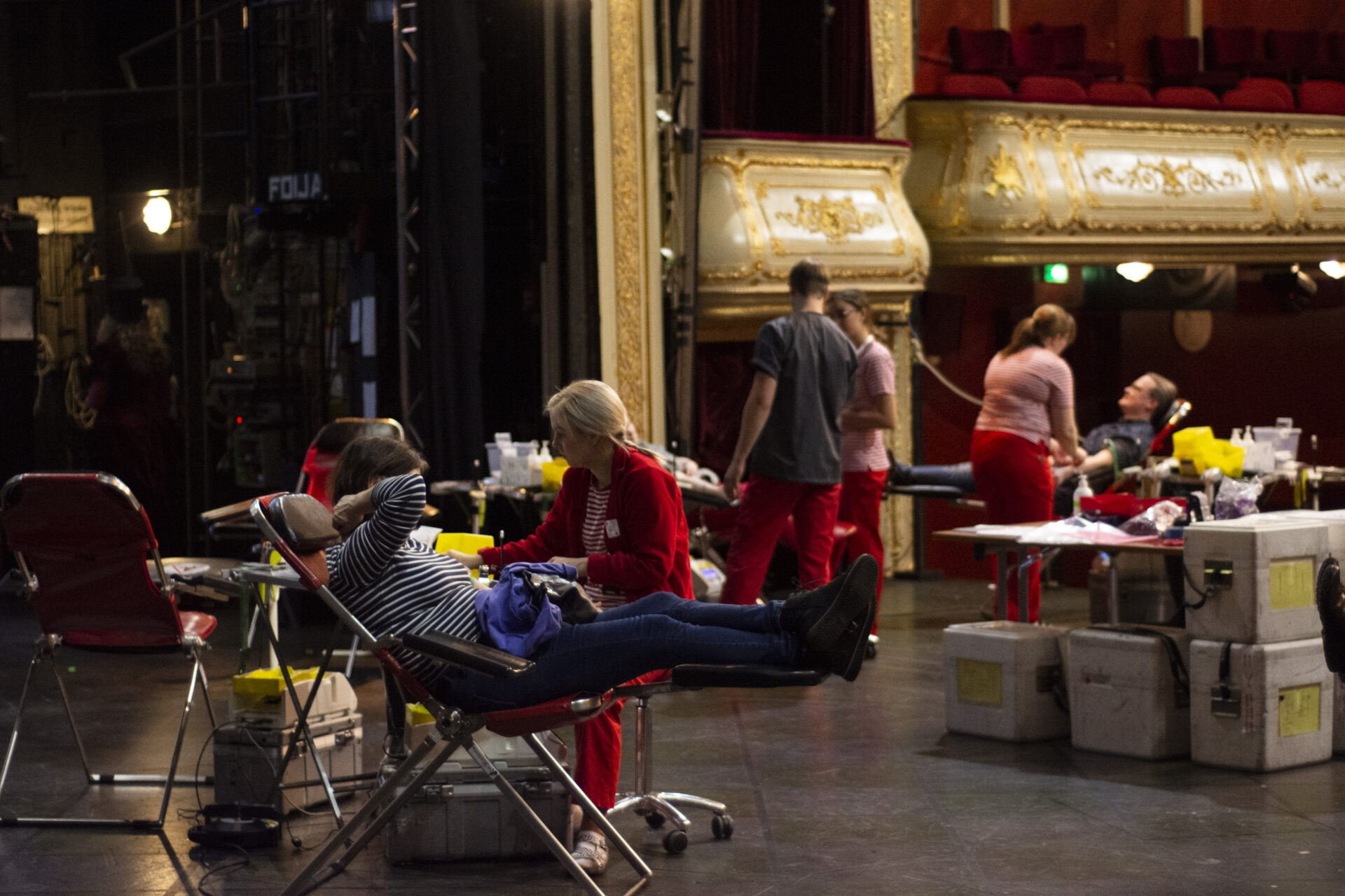 Blood Donation Event on the Åbo Svenska Teater.