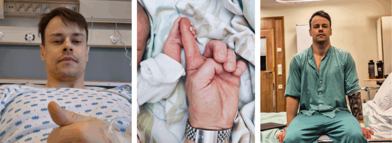 Kantasoluluovuttaja Eemeli Saros.